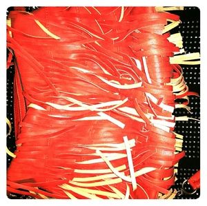 Spring Orange Fringe